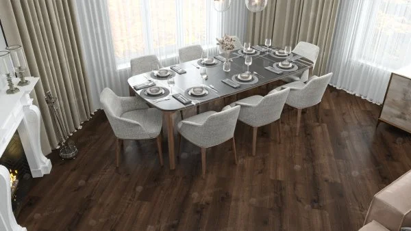 Каменно-полимерная плитка Alpine Floor Real Wood Дуб Мокка ECO 2-2, 6 мм 43 класс в Красноярске
