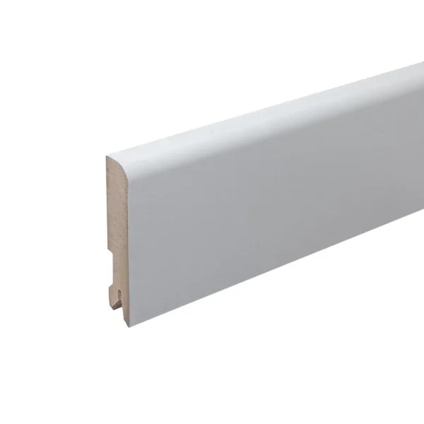 Плинтус MDF Bonkeel 24116 Белый (80х16х2400 мм) в Красноярске