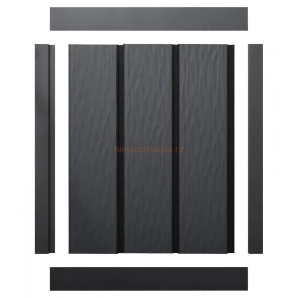 Финишный молдинг LF124A GR15K правый декорированный (42х12х2700мм) в Красноярске