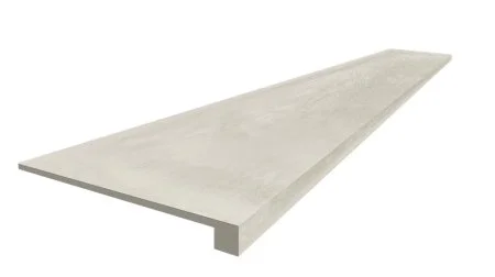 Керамогранит Coliseum Экспо Уайт Ступень фронтальная (Натуральный, 33х60) в Красноярске