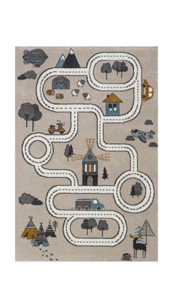 Ковер Синтелон Vegas Kids 1,20х1,70 01EKE Прямоугольник в #REGION_NAME_DECLINE_PP#